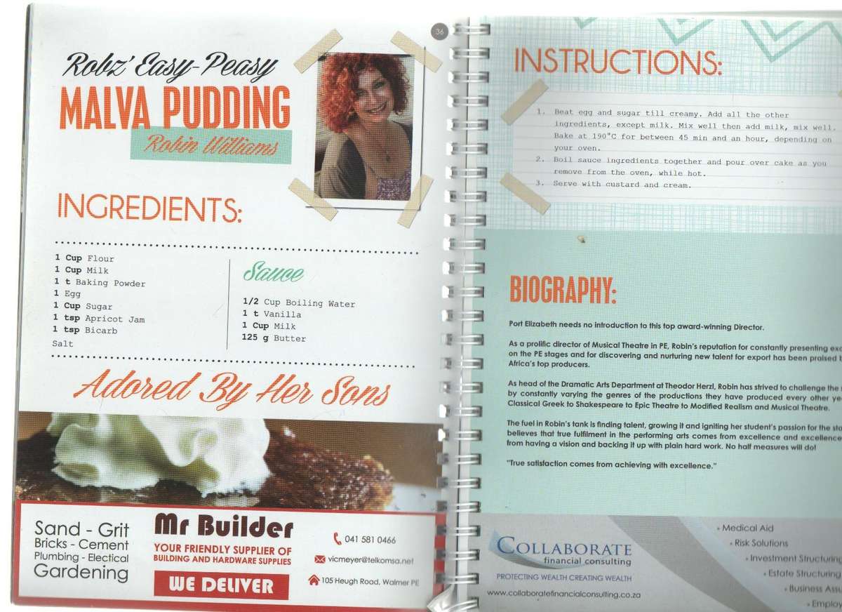 AURORA SPECIAL CARE CENTRE RECIPE BOOK