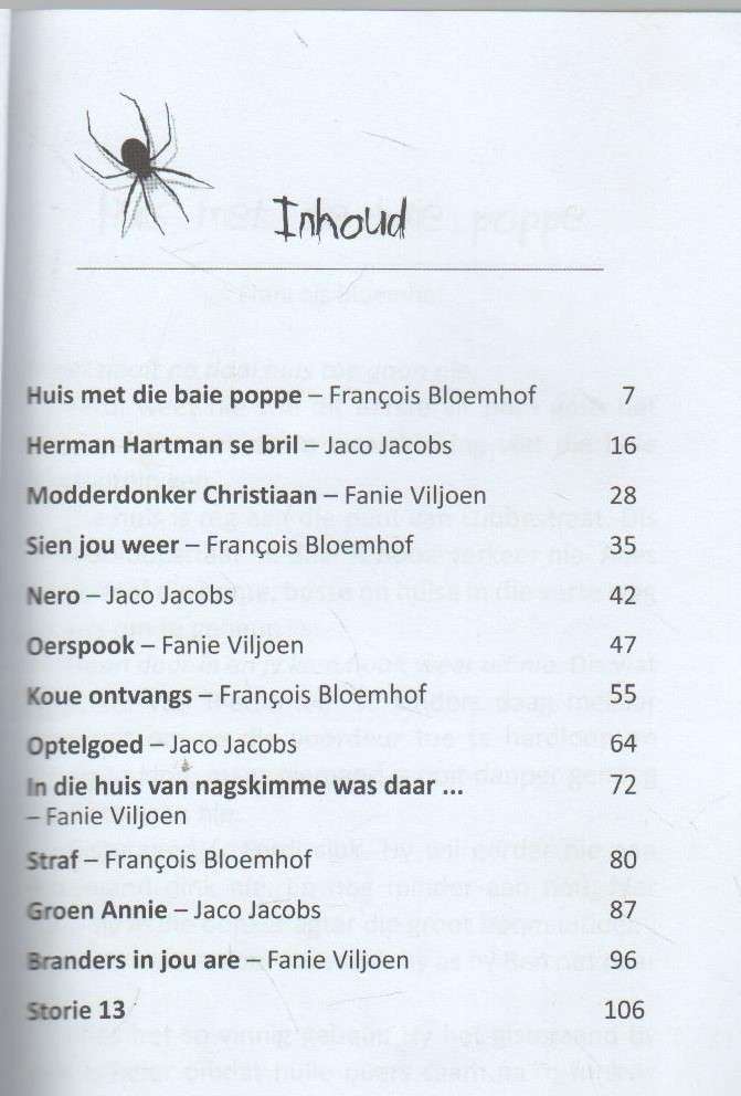 13 SPOOKSTORIES - FRANCOIS BLOEMHOF , JACO JACOBS & FANIE VILJOEN (10 DE DRUK 2017)