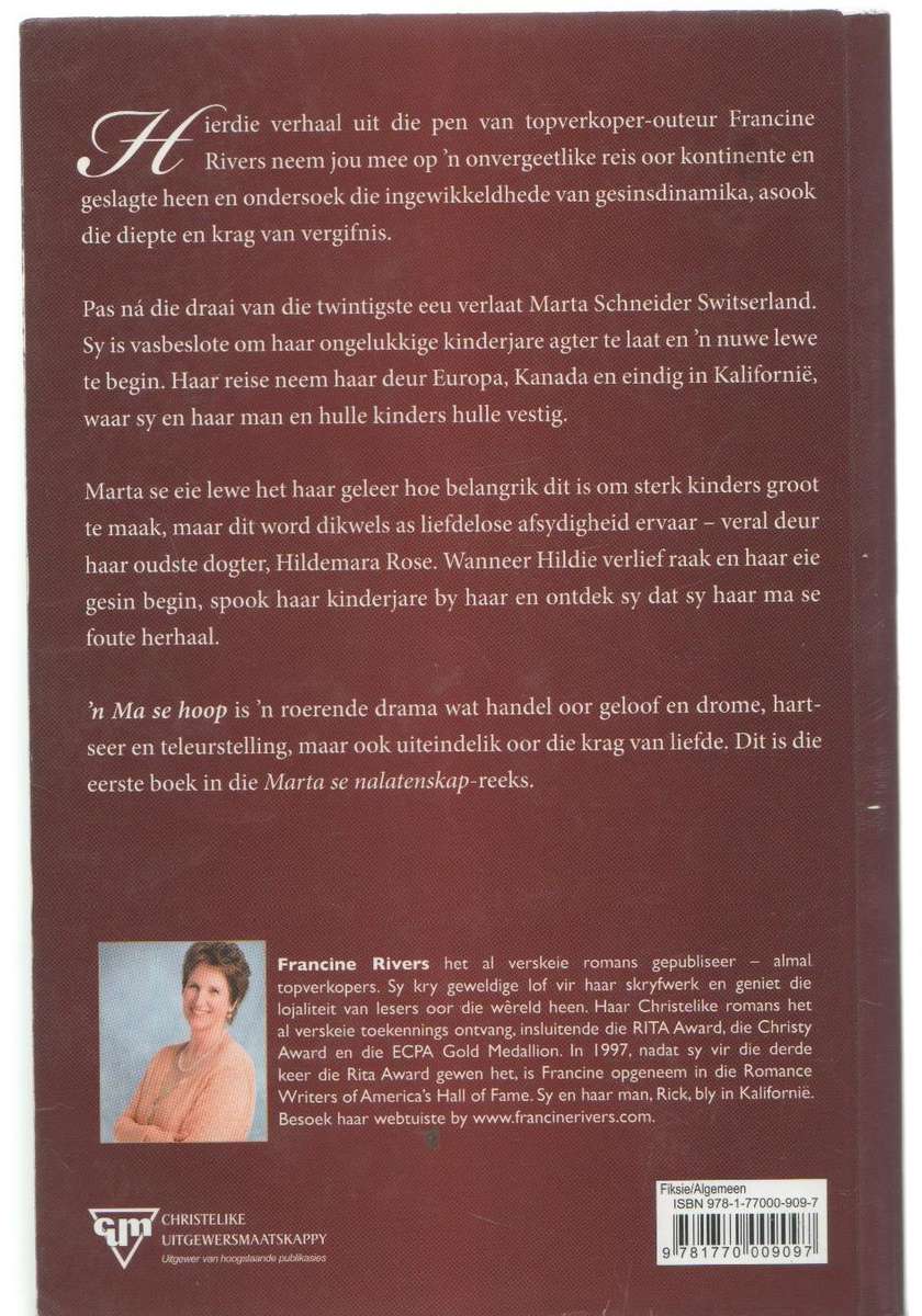 'N MA SE HOOP - FRANCINE RIVERS (2010)