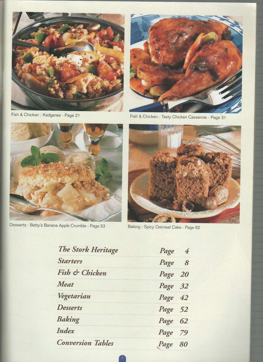 STORK THE FAMILY HERITAGE COOKBOOK