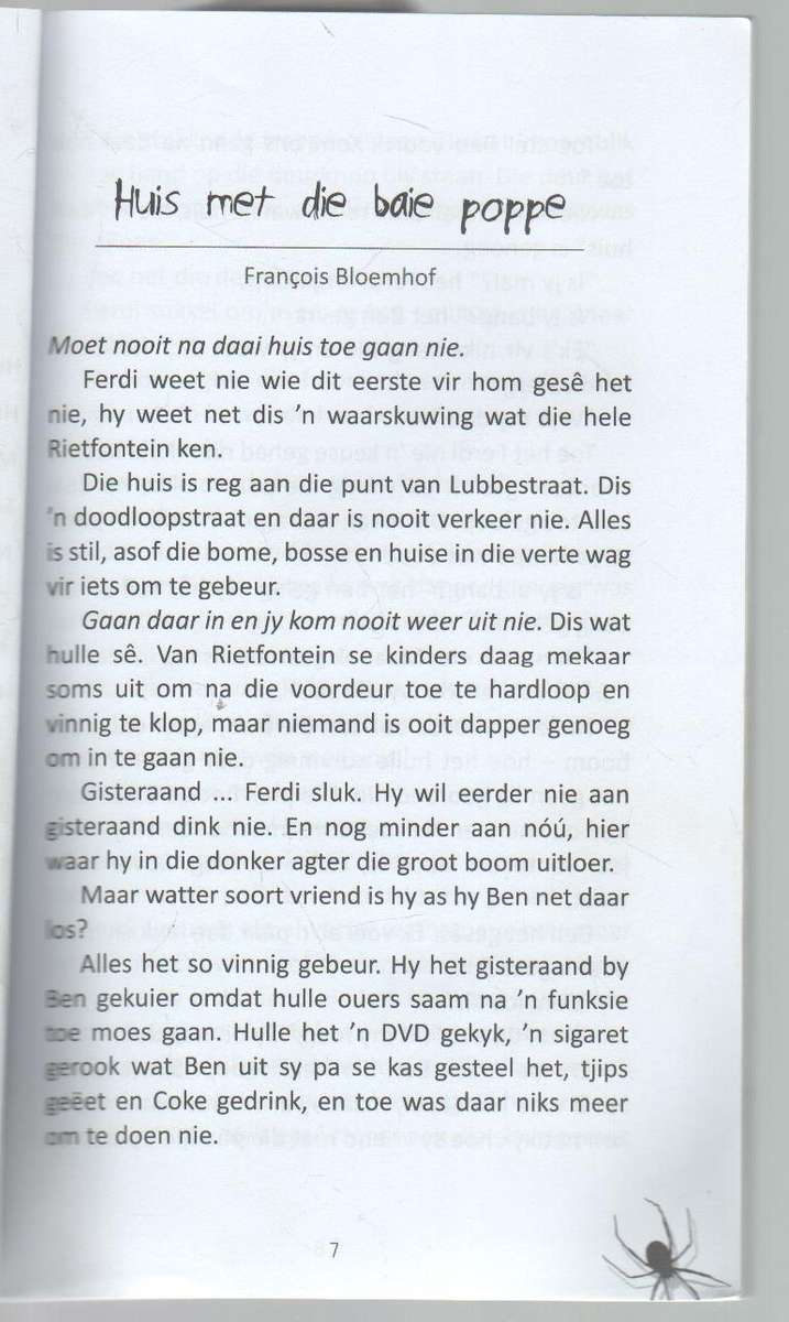 13 SPOOKSTORIES - FRANCOIS BLOEMHOF , JACO JACOBS & FANIE VILJOEN (10 DE DRUK 2017)