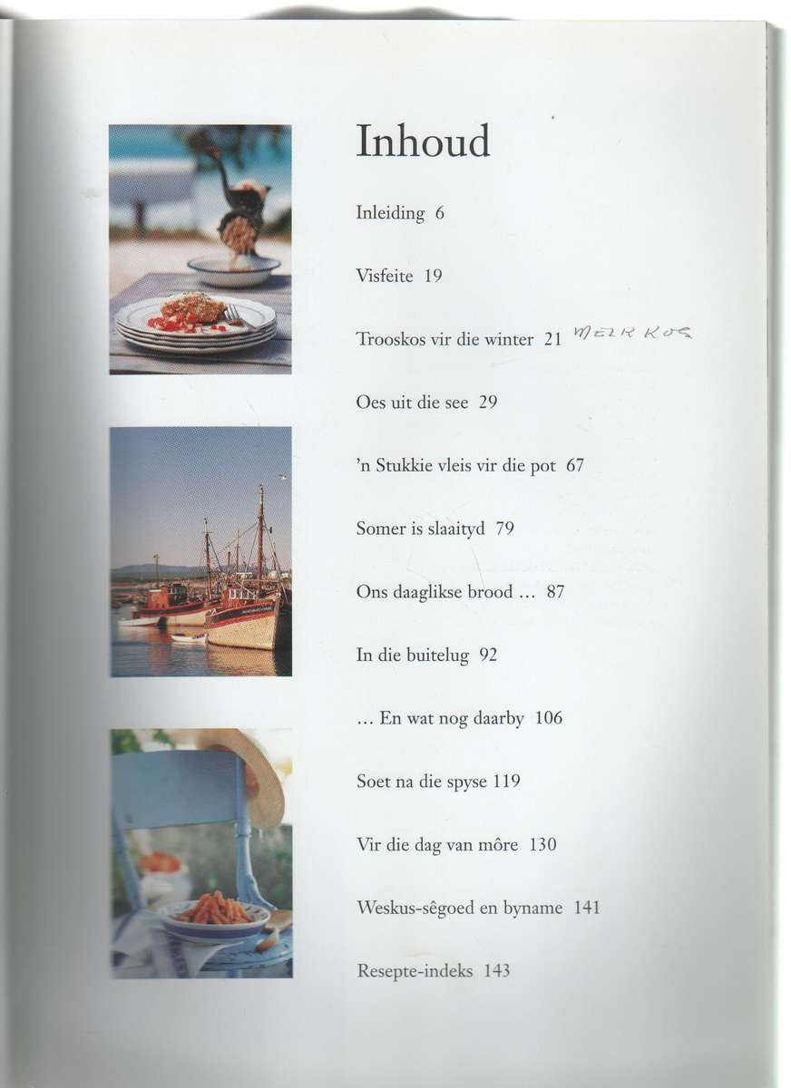 WESKUSKOS - BERGRIVIER VISSERSVROUEVERENIGING - GEREDIGEER DEUR INA PAARMAN (1 STE UITG 2003)