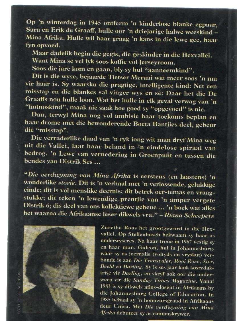 DIE VERDWYNING VAN MINA AFRIKA - ZURETHA ROOS (2001)