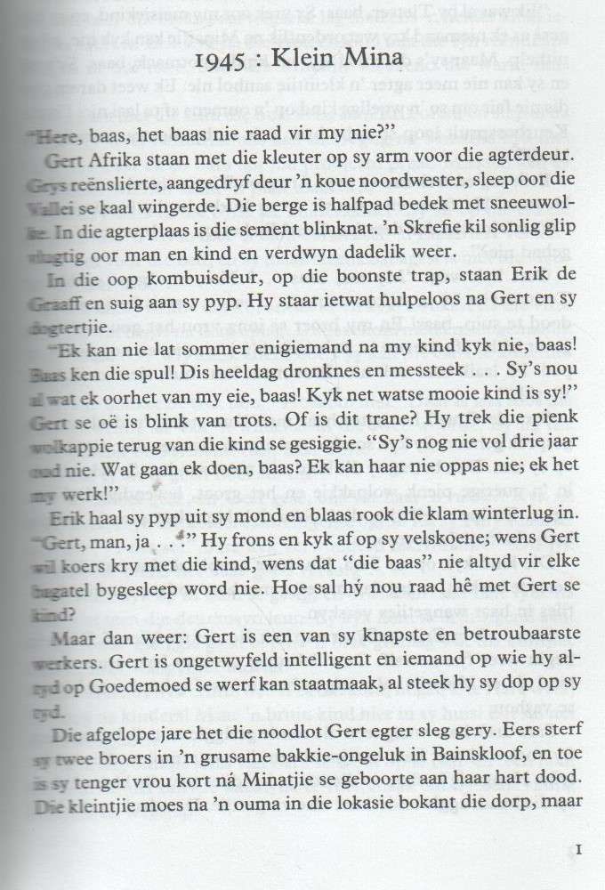 DIE VERDWYNING VAN MINA AFRIKA - ZURETHA ROOS (2001)
