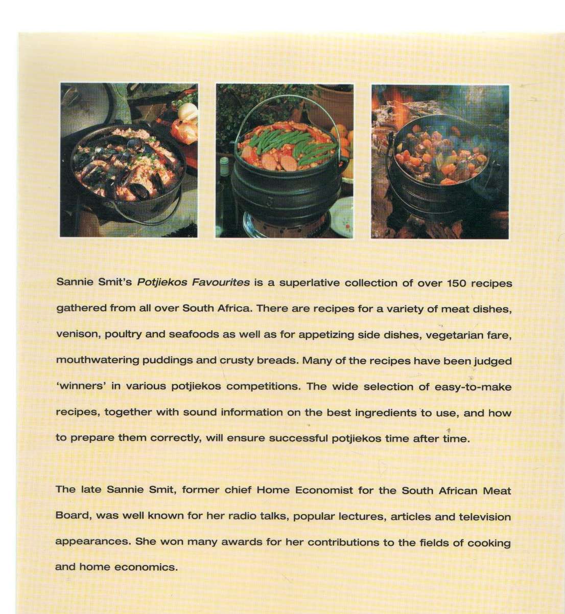 POTJIEKOS FAVOURITES - SANNIE SMIT (1 ST PUBLISHED 1988)