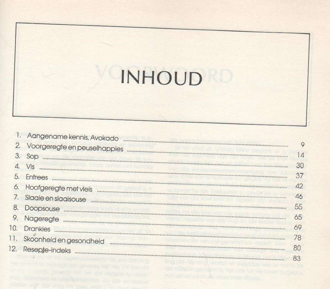 DIE SUID-AFRIKAANSE AVOKADO RESEPTEBOEK - ERIC BOLSMANN (1 STE DRUK 1990)