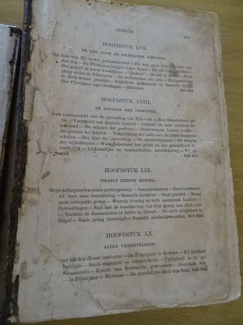 PATRIARCHEN EN PROFETEN ( STORY OF THE PATRIARCHS AND PROPHETS, THE CONFLICTS OF AGES-DUTCH) 1900'S