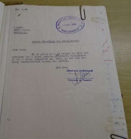 GESKIEDENIS VAN SKOLE, LAERSKOOL GORDONSBAAI (DOKUMENTASIE 1950'S)