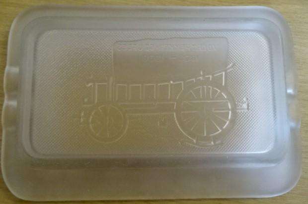 Voortrekker Eeufees 1838 - 1938 Glass Ashtray (17 cm x 11.5 cm x 3 cm)