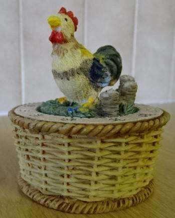 VINTAGE ROOSTER-SHAPED KITCHEN TIMER