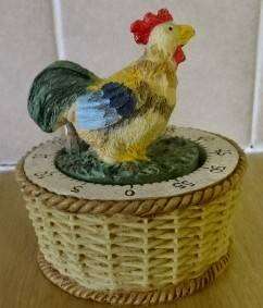 VINTAGE ROOSTER-SHAPED KITCHEN TIMER