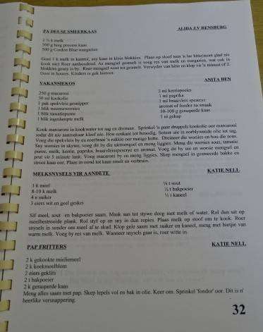 NG KERK UITENHAGE-WINTERHOEK RESEPTEBOEK (2004)