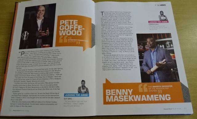 MASTER CHEF SOUTH AFRICA THE COOKBOOK (1 ST PUBLISHED 2012)
