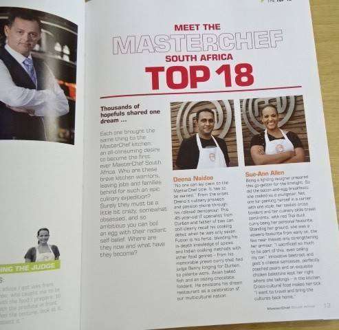 MASTER CHEF SOUTH AFRICA THE COOKBOOK (1 ST PUBLISHED 2012)