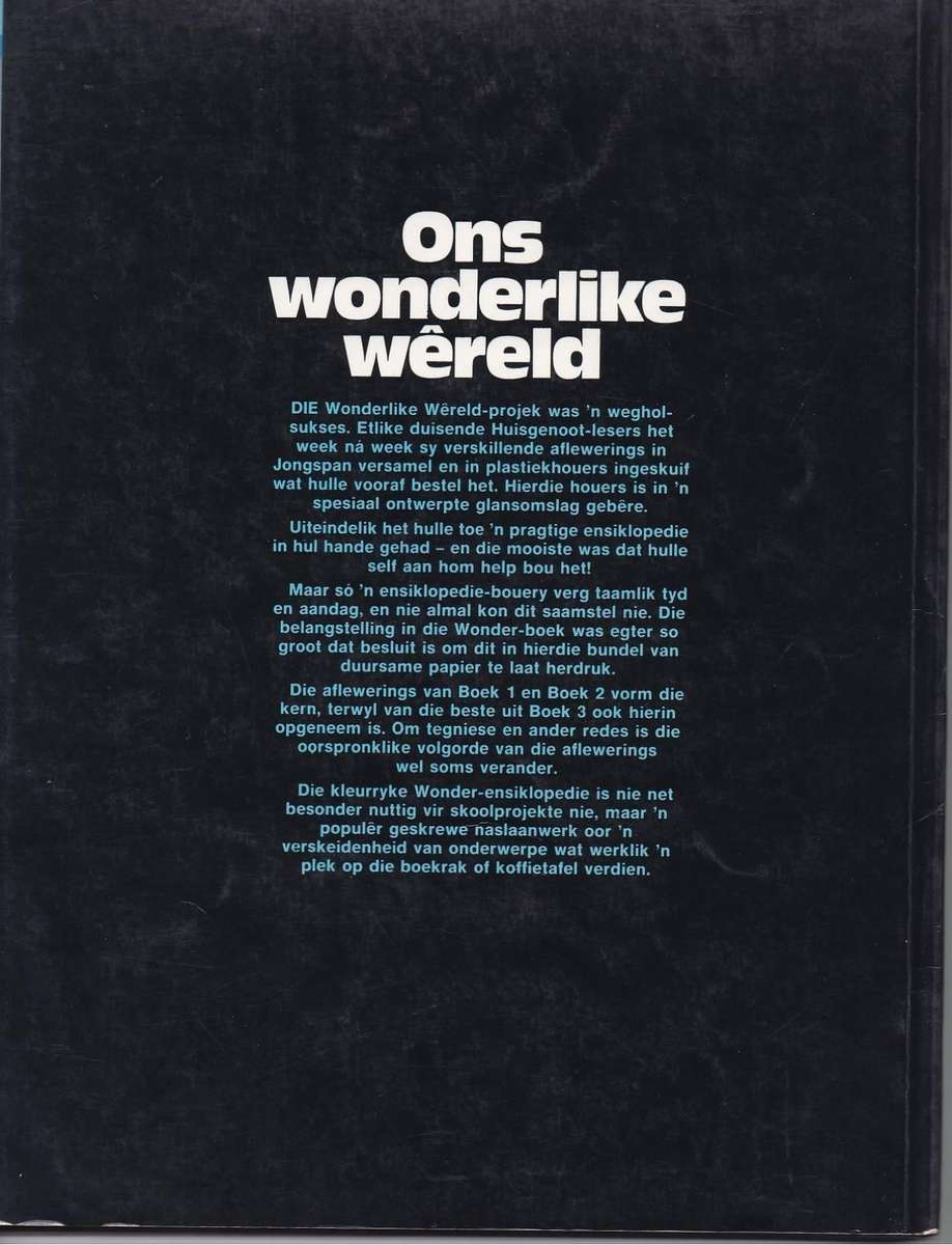 VIER HUISGENOOT ONS WONDERLIKE WERELD TYDSKRIFTE (1990 1992)