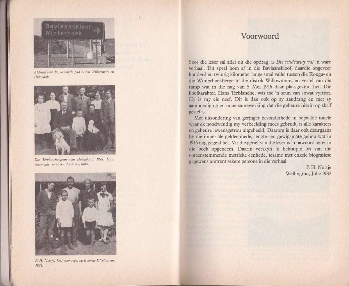 DIE WILDEDRUIF VAL - P H NORTJE (1985)  JEUGVERHAAL