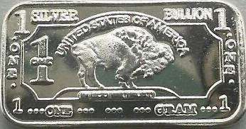 1 gram silver bar