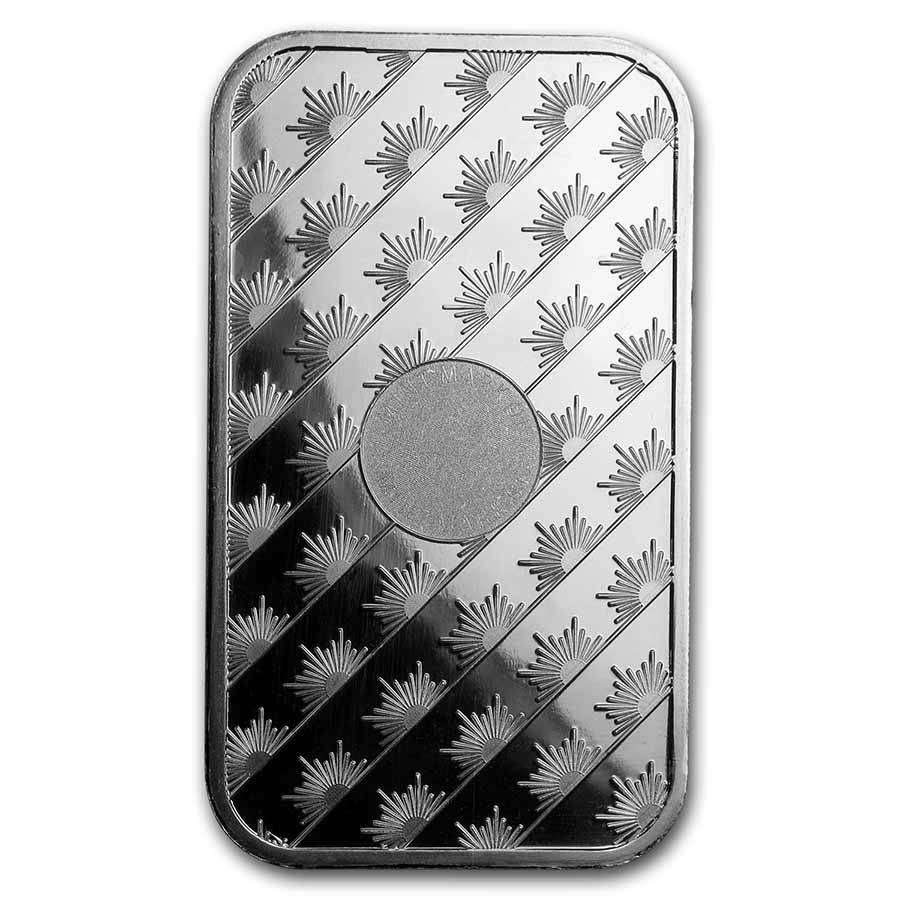 SILVER SUNSHINE MINT 1 OUNCE SILVER BAR (RARE IN SA)