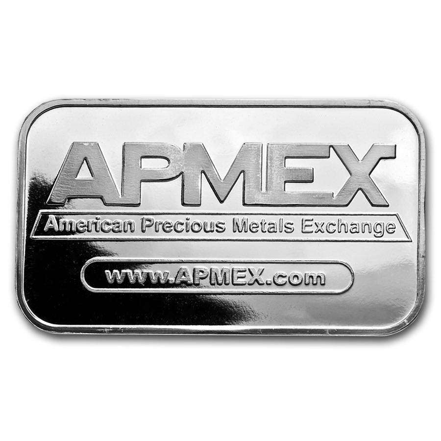 SILVER APMEX 1 OUNCE SILVER BAR (TAMPER PROOF SEAL)