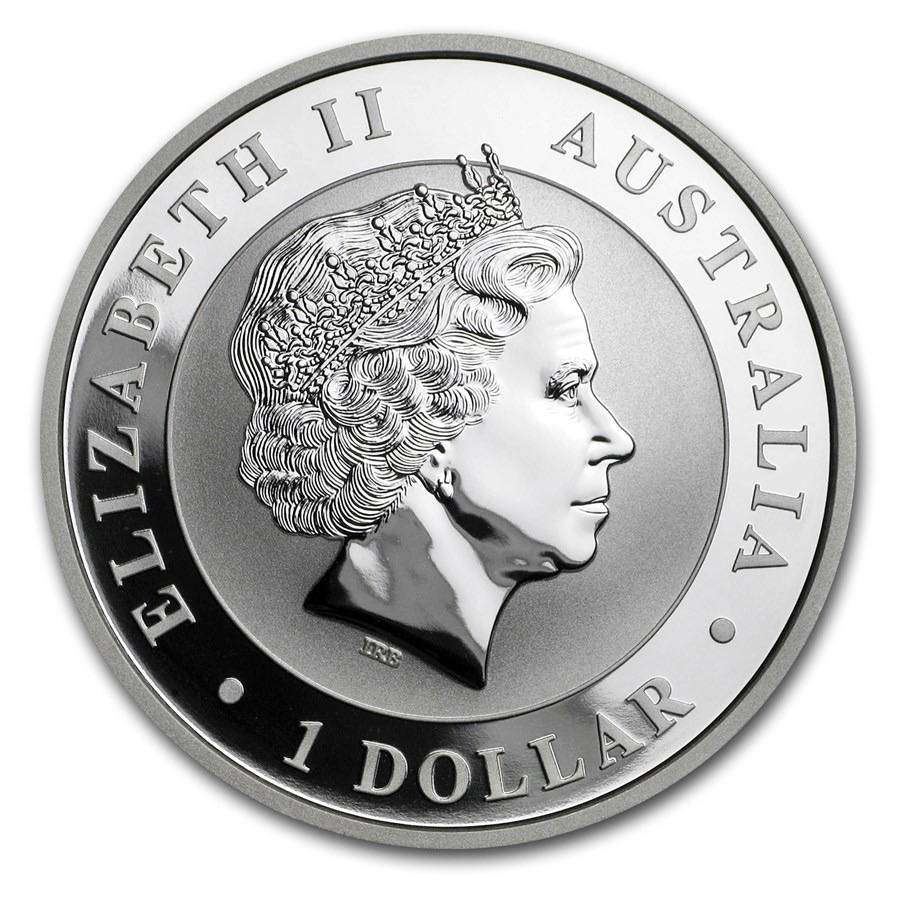 SILVER AUSTRALIAN KOOKABURRA (2017) 1 OUNCE IN A CAPSULE (((SCARCE)))