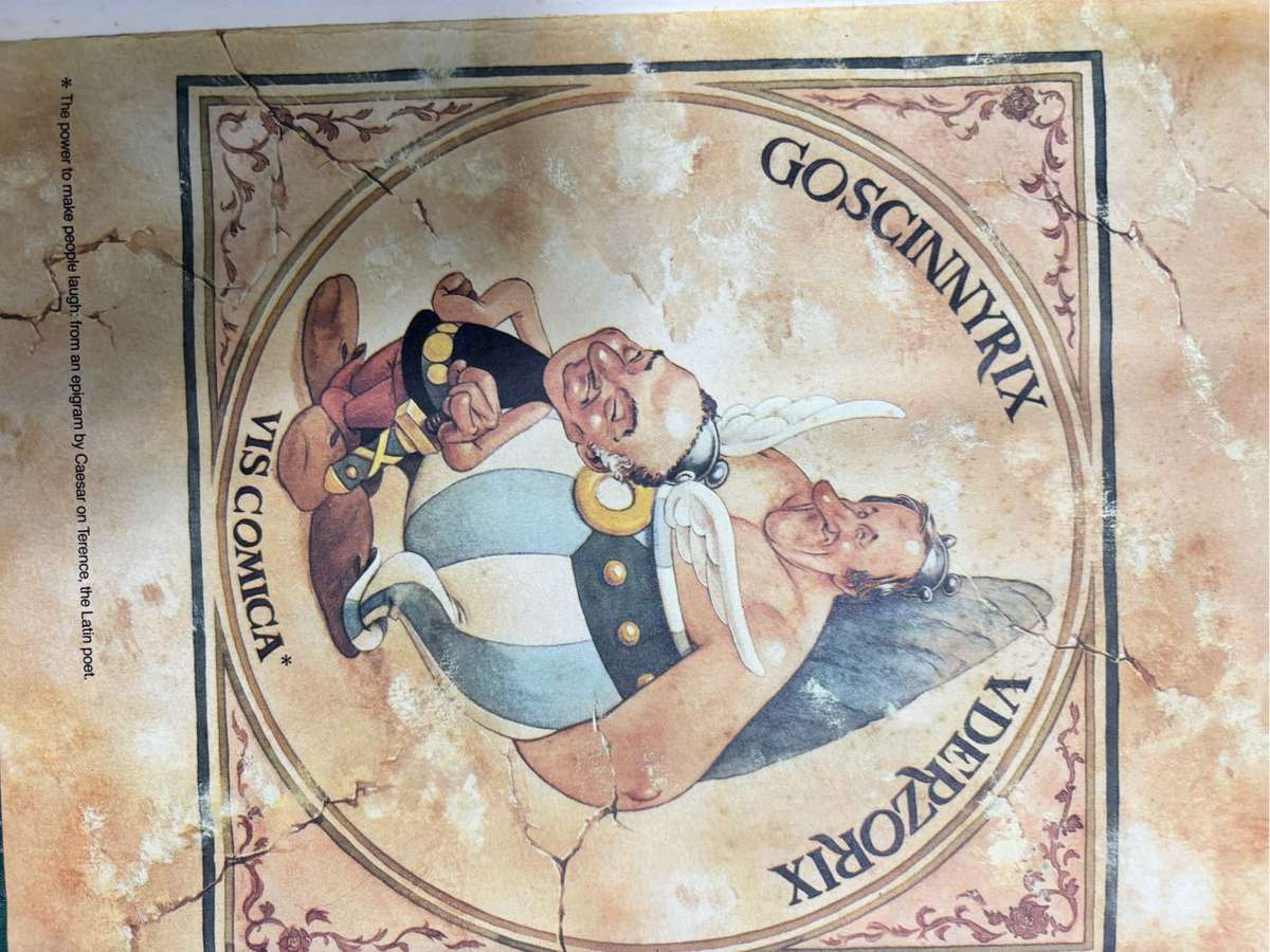 Asterix Two Hardcover Omnibus Comic Books Vintage Rare