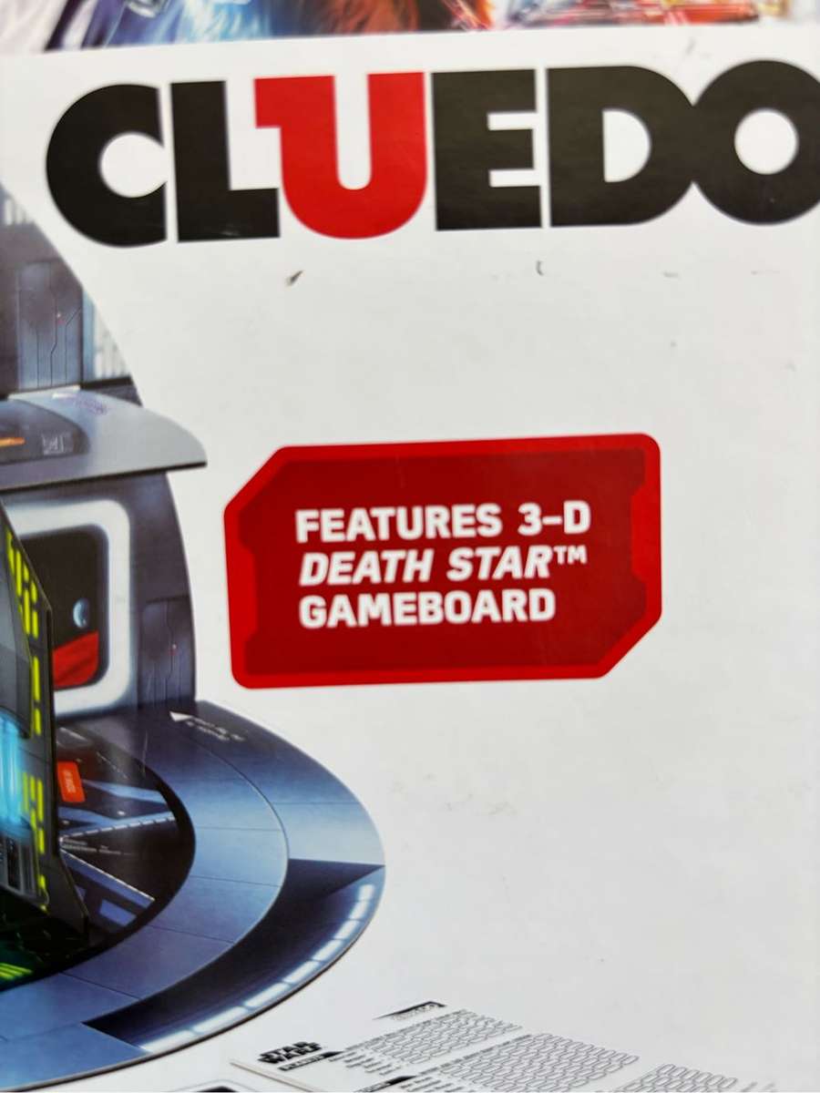 Star Wars Cluedo Board Game 3-6 Players Ages 8+ Free 100 Piece Puzzle