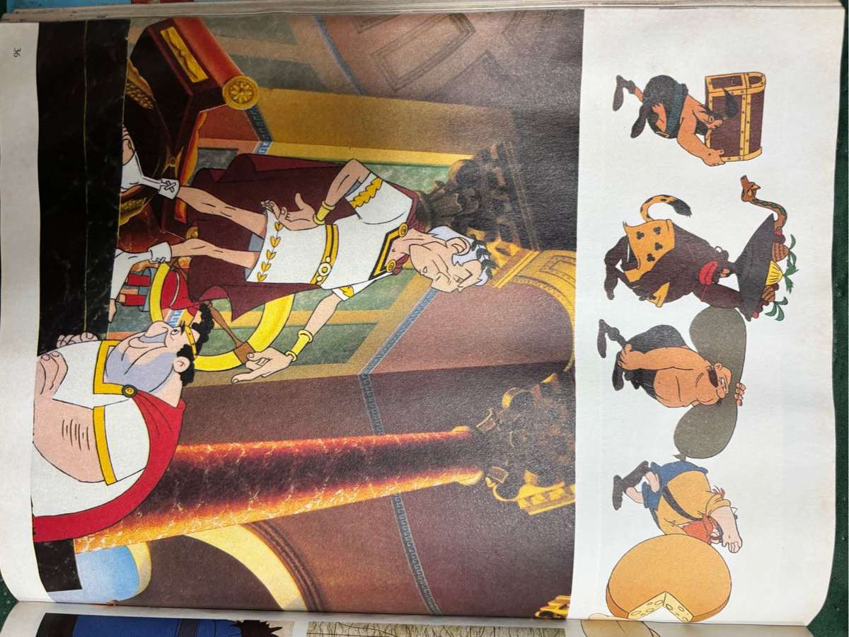 Asterix Two Hardcover Omnibus Comic Books Vintage Rare