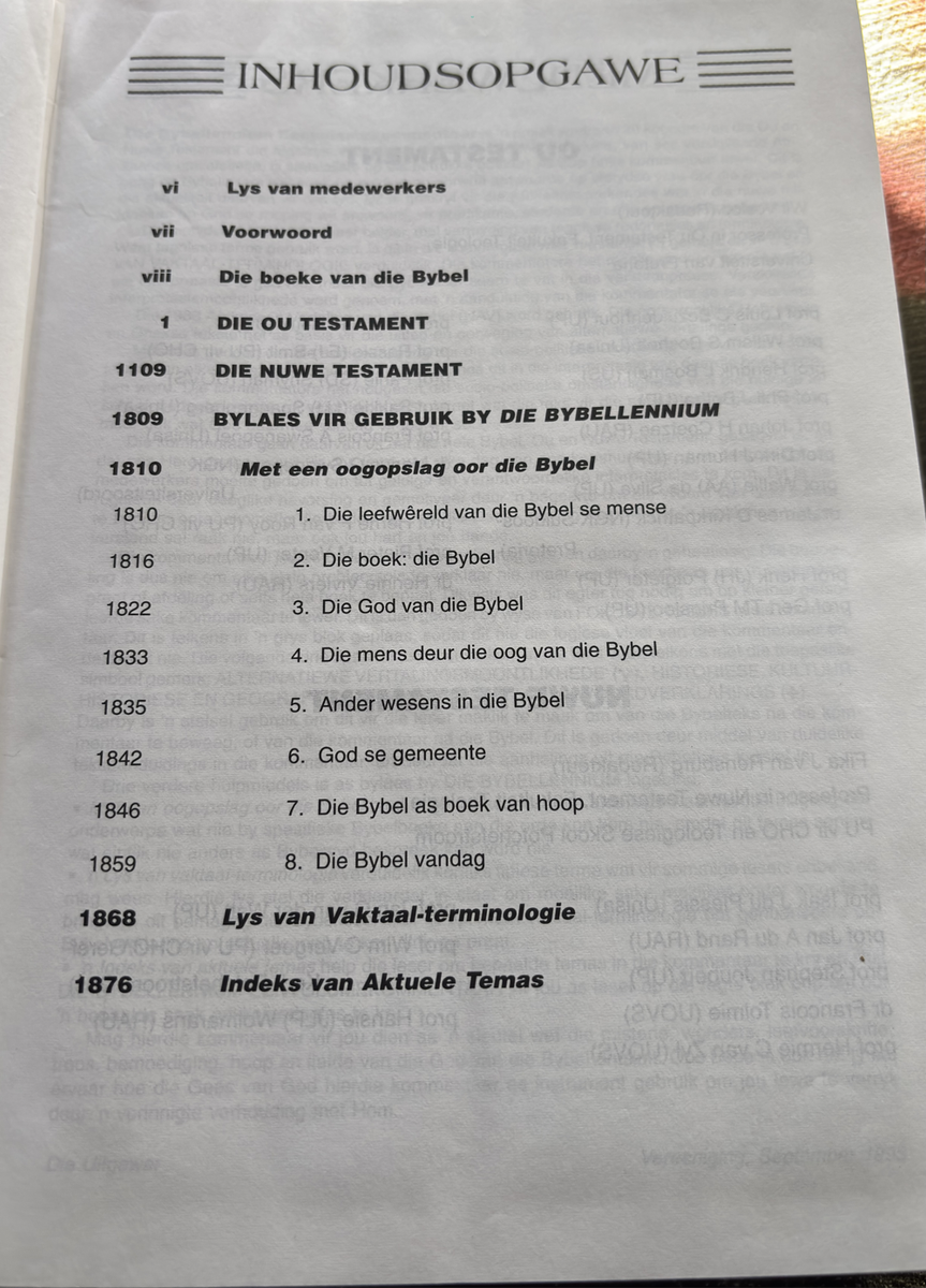 Die Bybellennium Eencollumekommentaar Wil Vosloo, Fika L van Rensburg