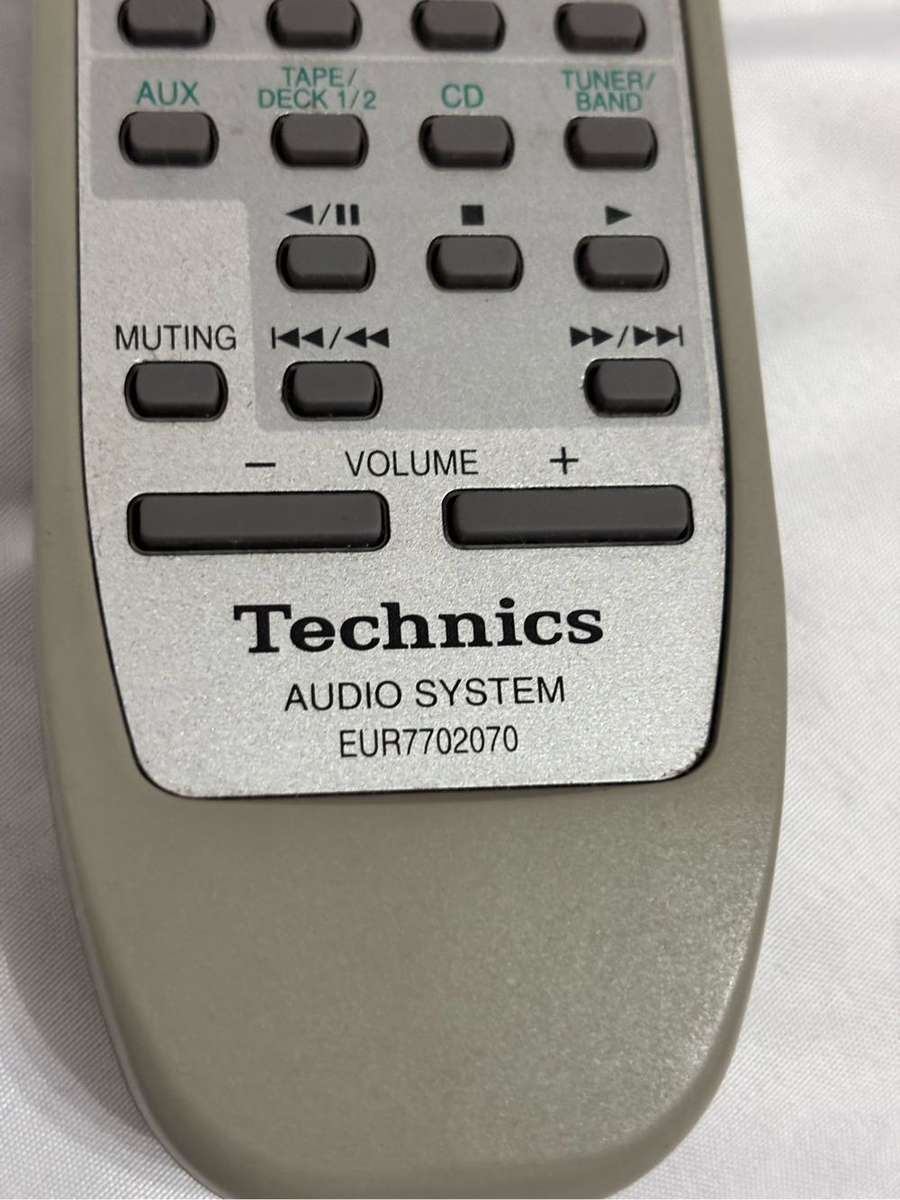 Technics Audio System EUR7702070 Remote Control