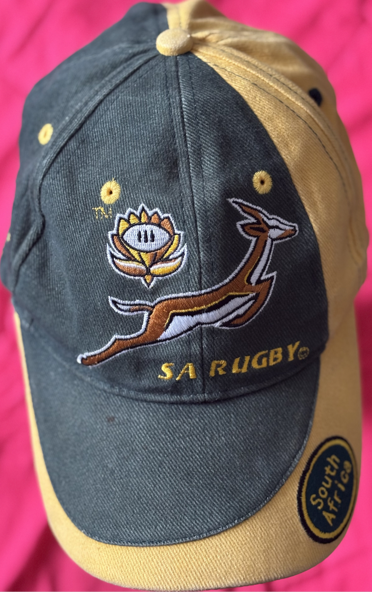 Springbok Cap Embroidery World Champions 1995 2007 SA Rugby Original