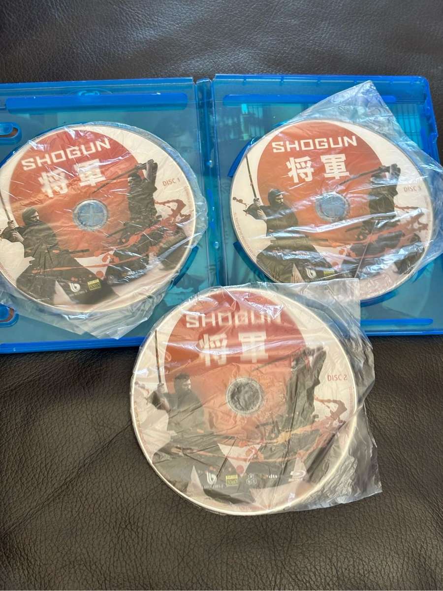 Shogun Blu-ray Complete Mini Series 3 Disks James Clavells