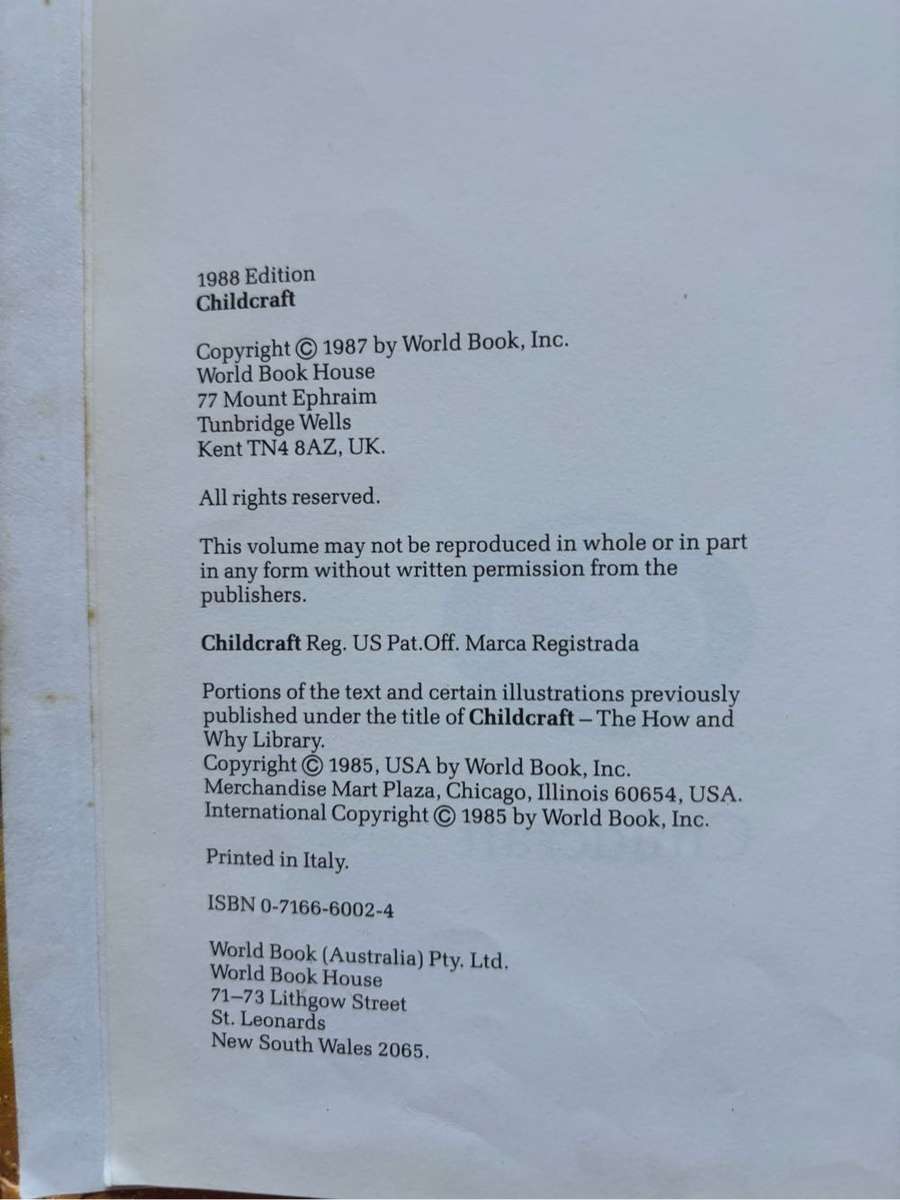 Childcraft The Universe 1988 Edition Rare Collectable Amazing Illustrations