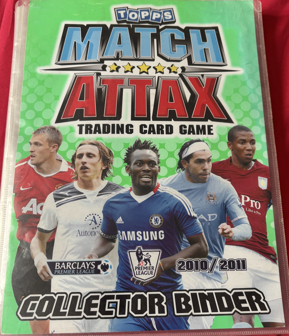 Premier League Topps Trading Card Game 364 Cards+ Binder