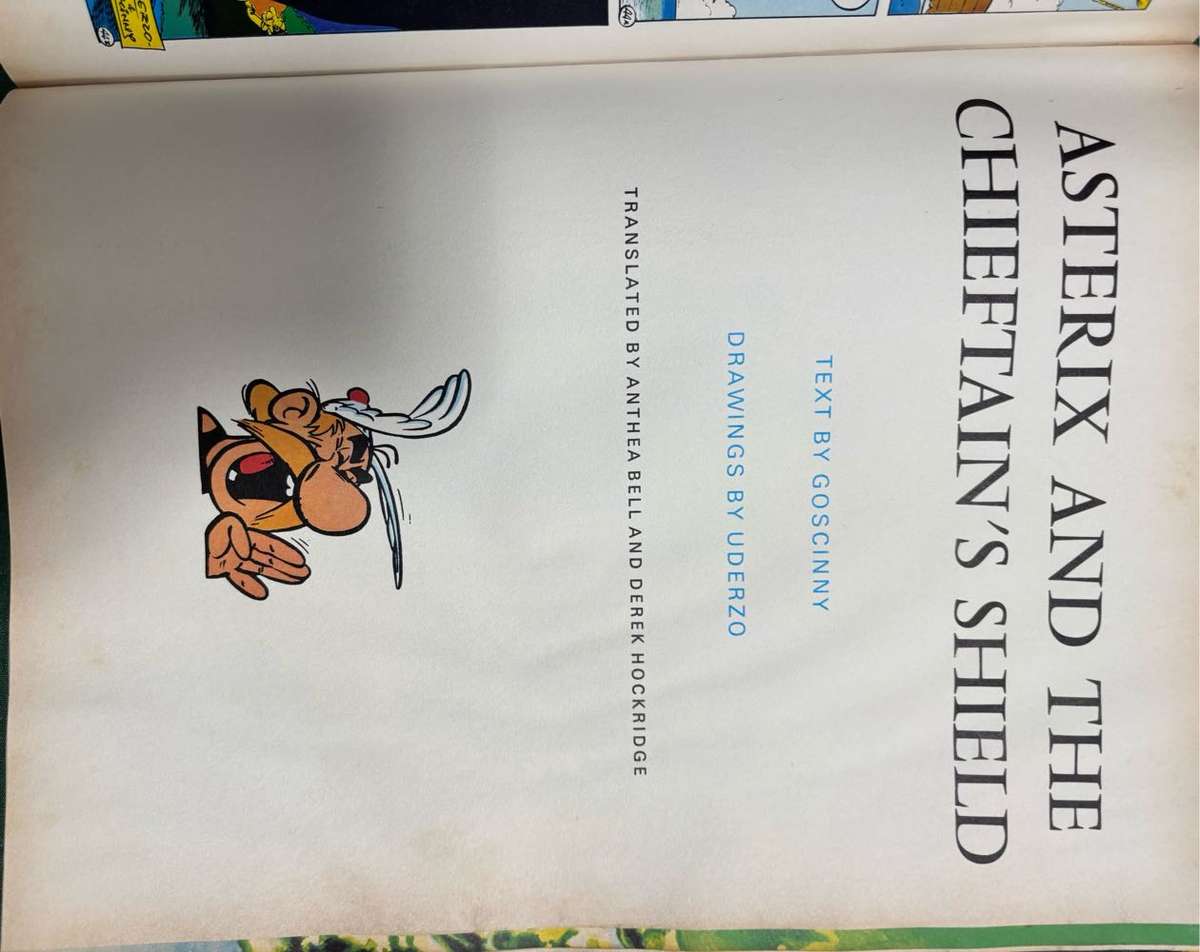 Asterix Two Hardcover Omnibus Comic Books Vintage Rare