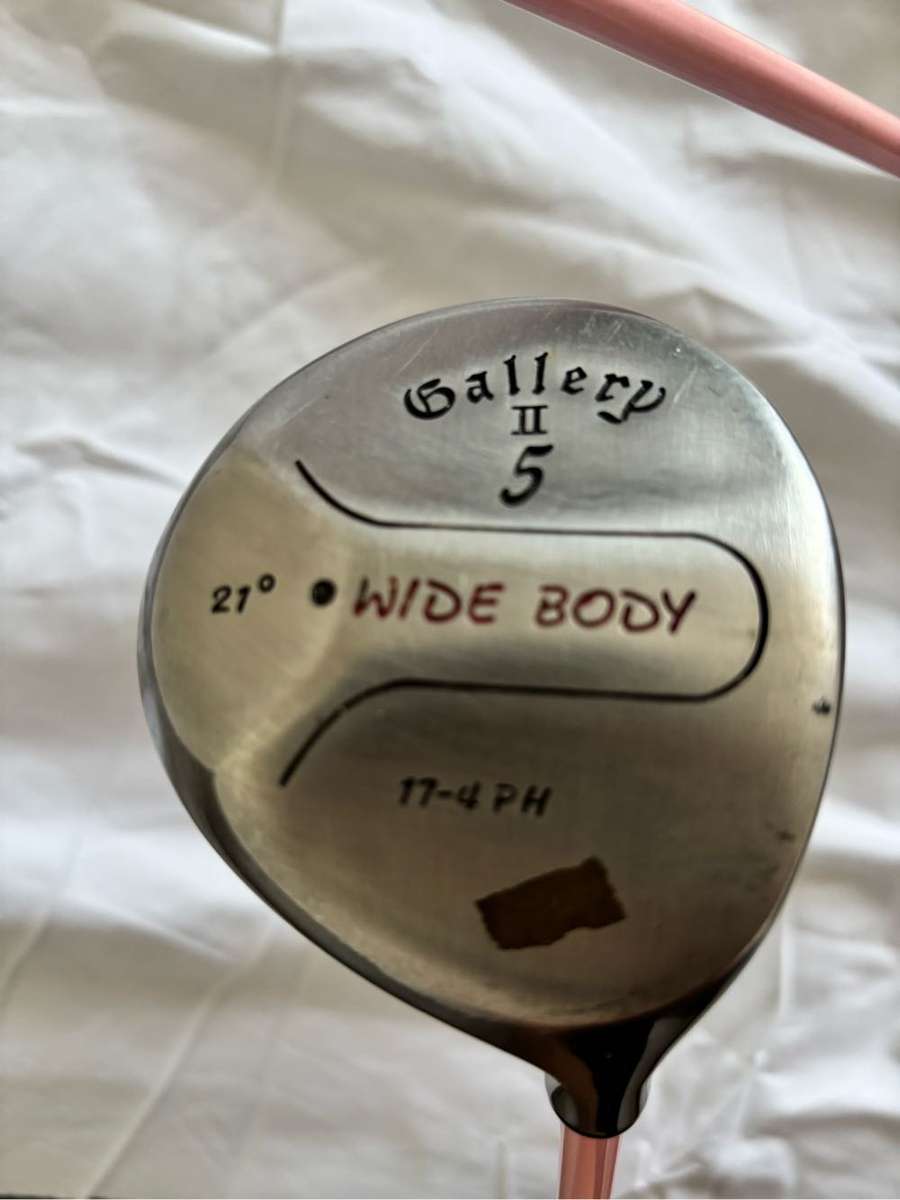 Womens Three Gallery 11 Wide Body 3, 5 and Driver Pink with Covers Golf clubs