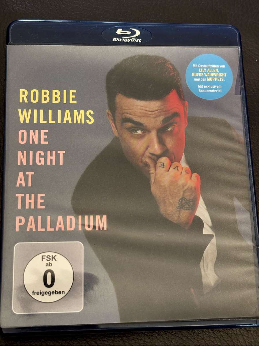Robbie Williams Music Blu-ray One Night at the Palladium