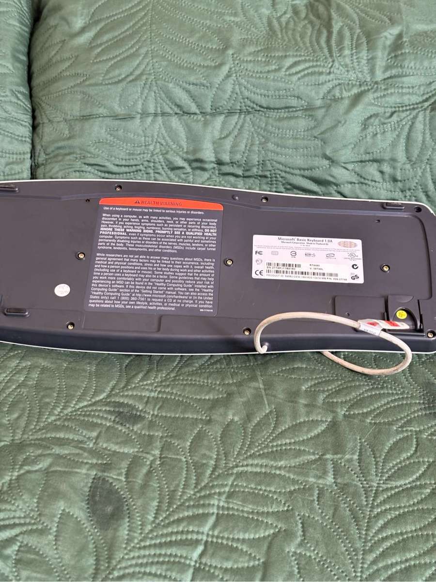 Microsoft Basic Keyboard 1.0A Wired