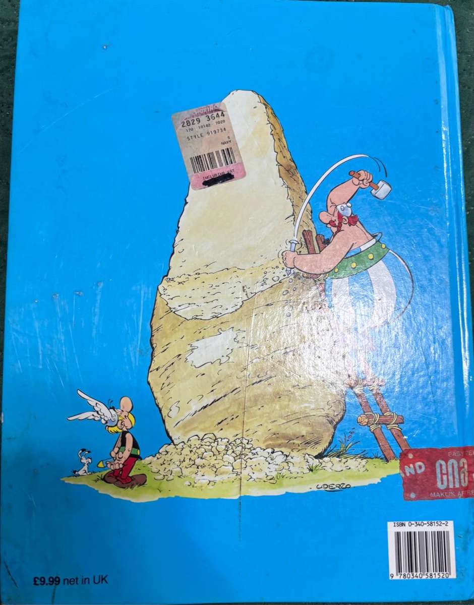 Asterix Two Hardcover Omnibus Comic Books Vintage Rare