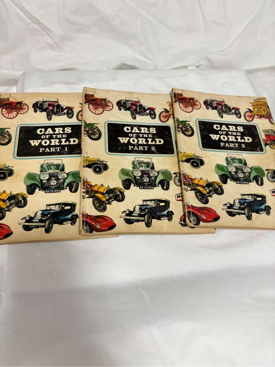 Books Cars of the World Part 1, 2 and 3
