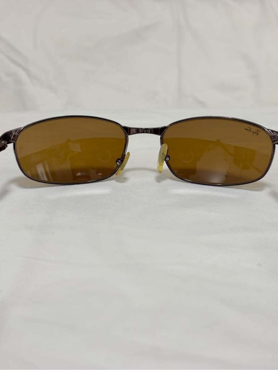 Ray-Ban RB 3175 Brown Sunglasses made in Italy paint mark on frame