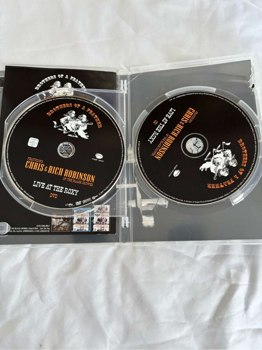 Black Crowes Chris & Rich Robinson Brothers of a Feather Live at the Roxy DVD and CD Combo