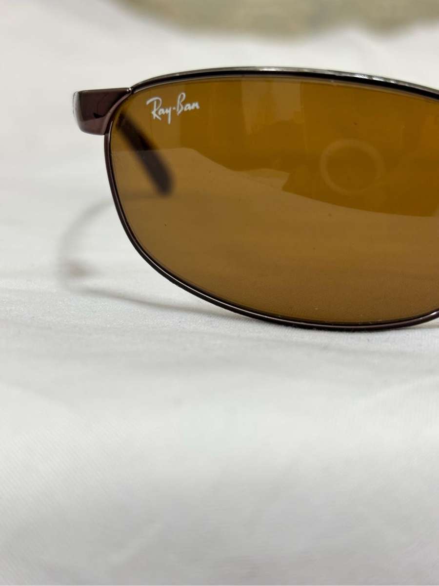Ray-Ban RB 3175 Brown Sunglasses made in Italy paint mark on frame