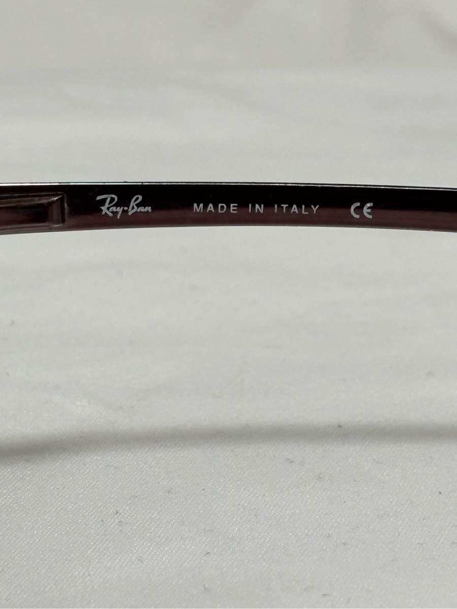 Ray-Ban RB 3175 Brown Sunglasses made in Italy paint mark on frame