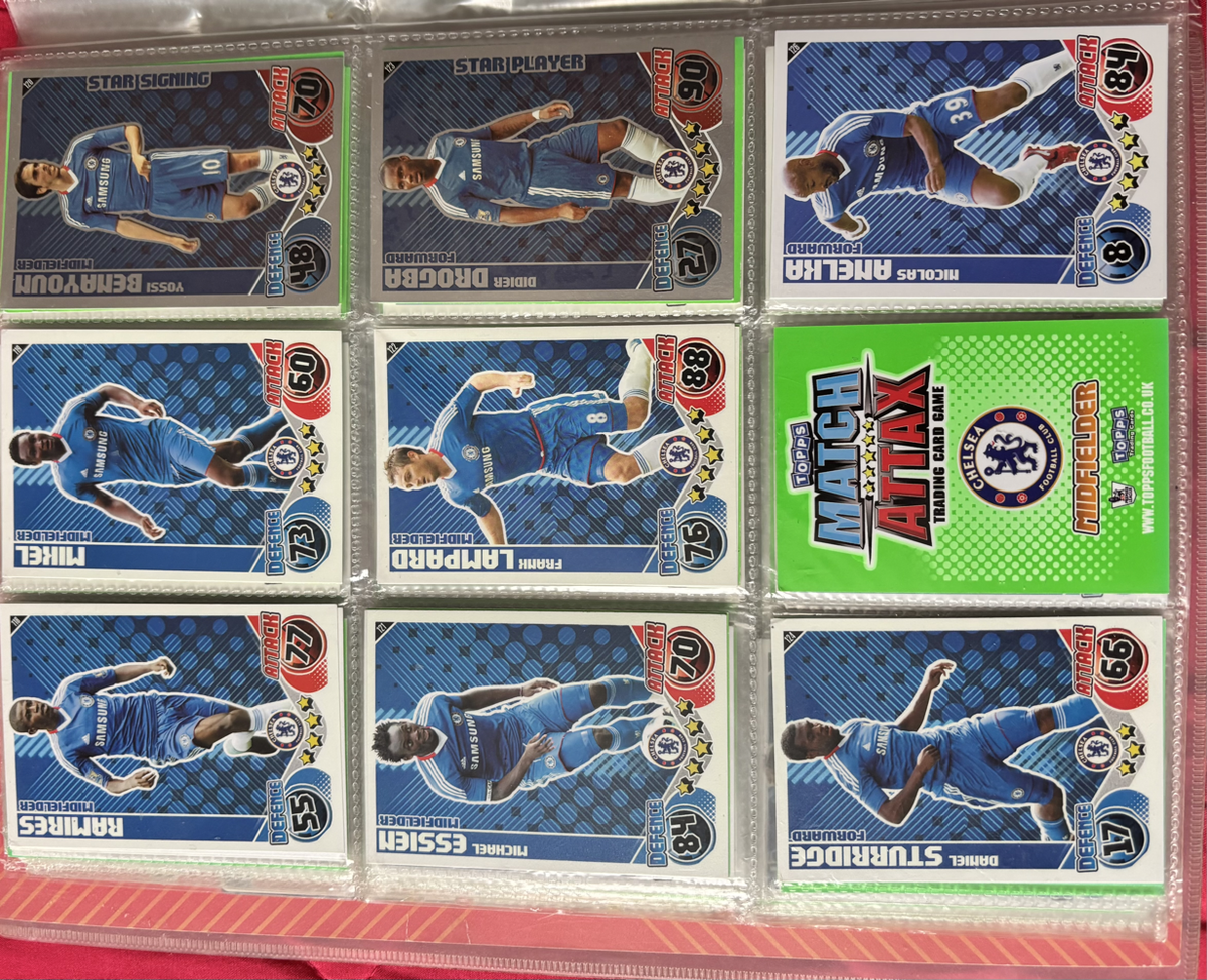 Premier League Topps Trading Card Game 364 Cards+ Binder