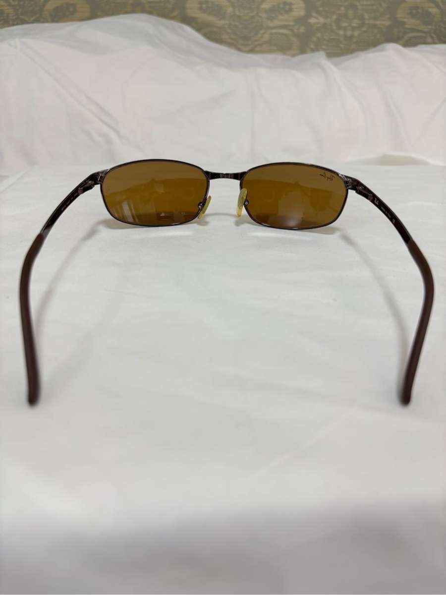 Ray-Ban RB 3175 Brown Sunglasses made in Italy paint mark on frame