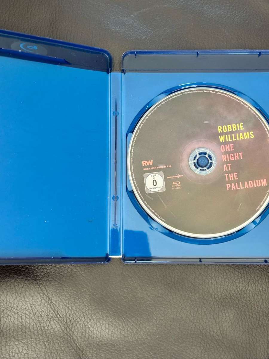 Robbie Williams Music Blu-ray One Night at the Palladium