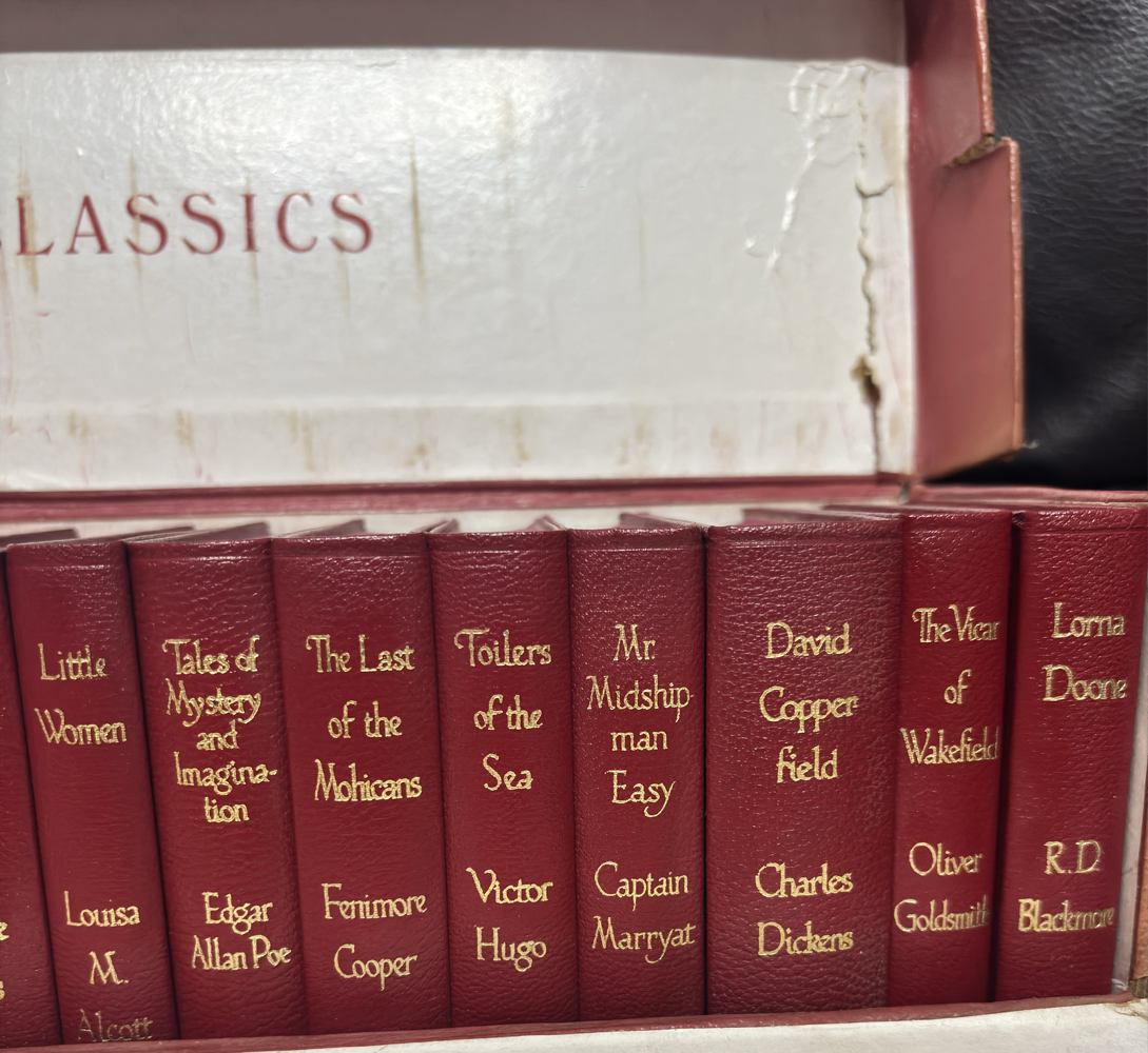 Central Classics 20 Books Box Set Excellent Condition Red Leather Gold