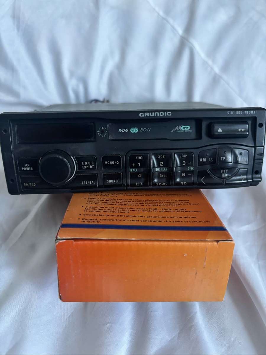 Grundig 5101 RDS Infomat German Cars Radio Vintage