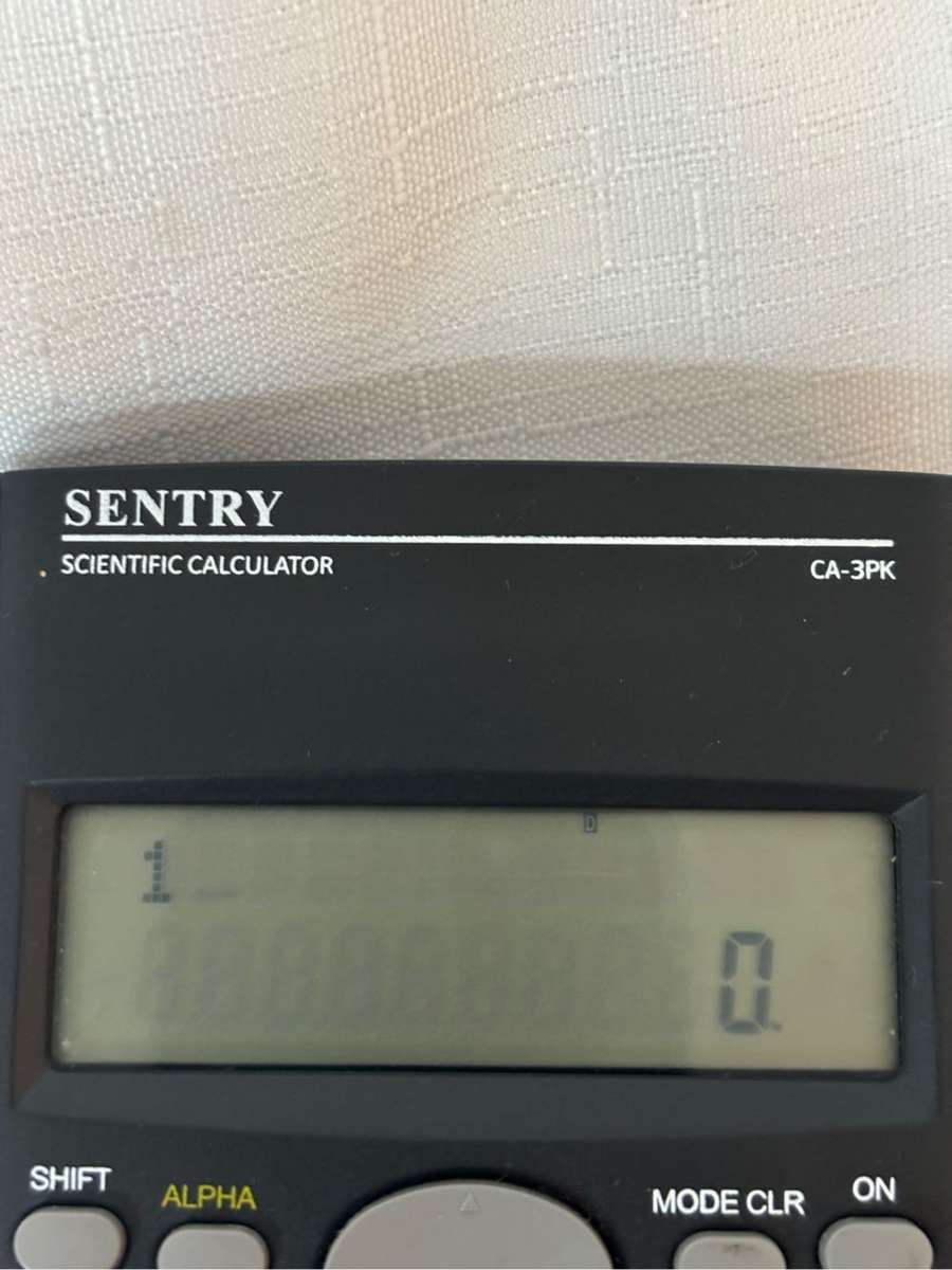 Scientific Calculator Sentry CA-3PK