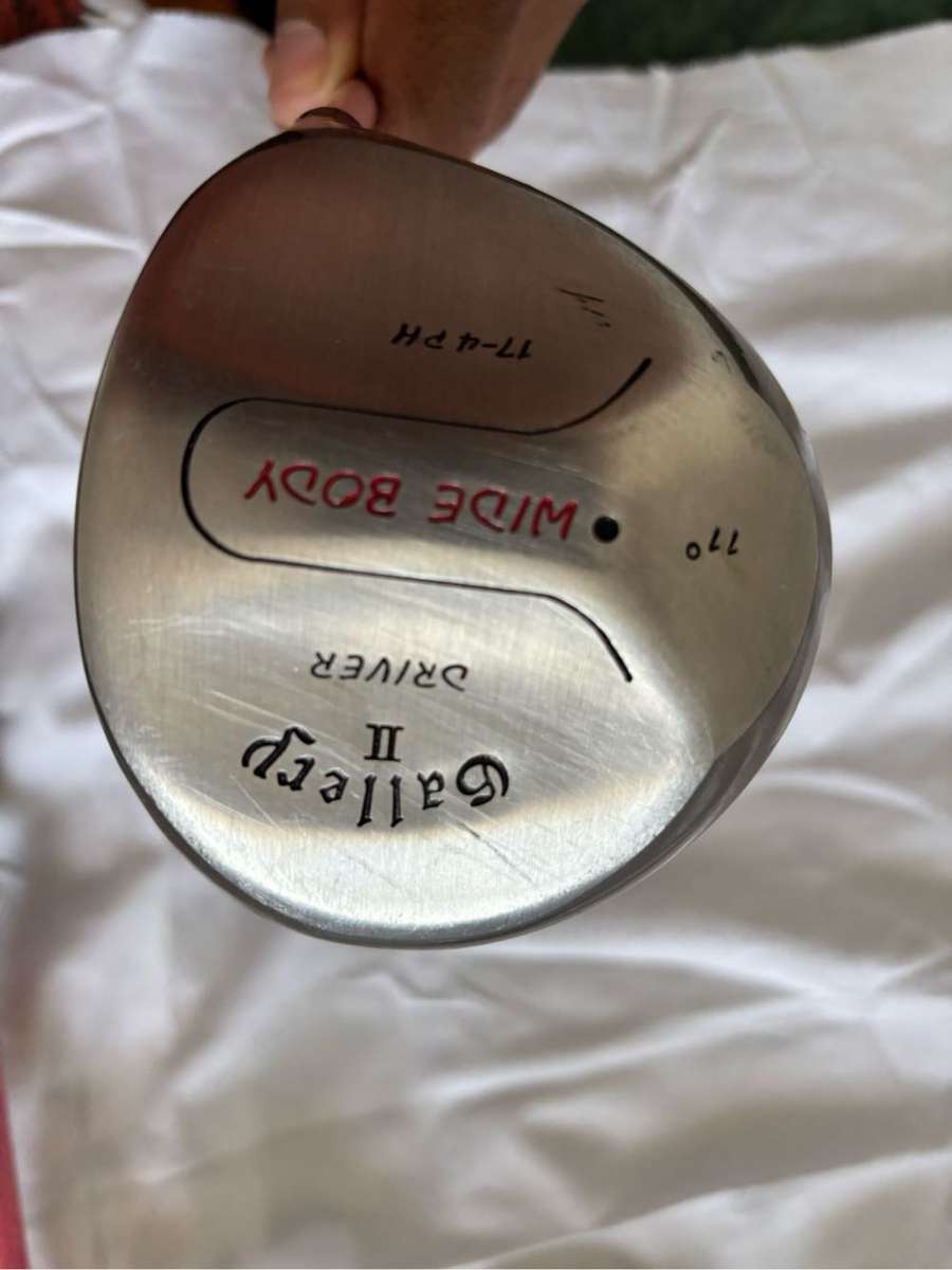 Womens Three Gallery 11 Wide Body 3, 5 and Driver Pink with Covers Golf clubs